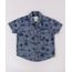 Camisa-Jeans-Infantil-Estampada-de-Coqueiros-com-Bolso-Manga-Curta-Azul-Escuro-9670874-Azul_Escuro_1