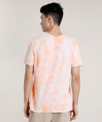 Camiseta-Masculina-Estampada-Tie-Dye-Manga-Curta-Gola-Careca-Laranja-9743664-Laranja_2
