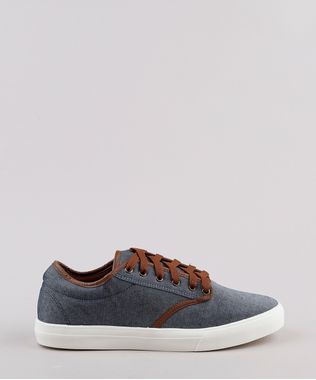Tenis-Jeans-Masculino-Oneself-com-Recortes--Azul-Medio-9811995-Azul_Medio_1
