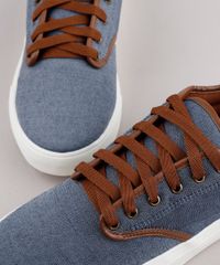 Tenis-Jeans-Masculino-Oneself-com-Recortes--Azul-Medio-9811995-Azul_Medio_5