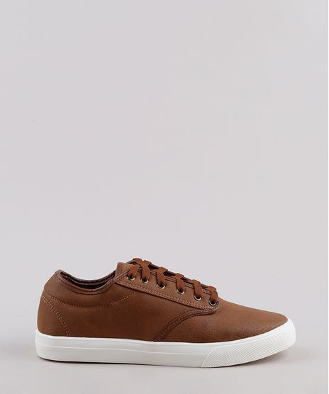 Tenis-Masculino-Oneself-com-Recortes--Caramelo-9812001-Caramelo_1