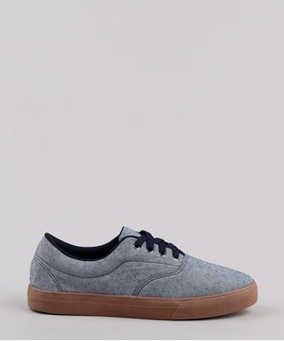Tenis-Jeans-Masculino-Oneself-com-Pespontos-Azul-Medio-9811994-Azul_Medio_1