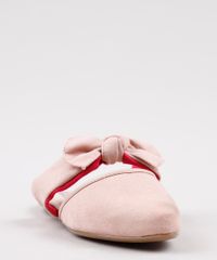 Mule-Infantil-Molekinha-Bico-Fino-com-Laco-Rose-9824889-Rose_2