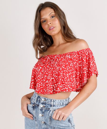 Blusa-Feminina-Ciganinha-Cropped-Estampada-Floral-Manga-Curta-Vermelho-9770985-Vermelho_1 Blusa-Feminina-Ciganinha-Cropped-Estampada-Floral-Manga-Curta-Vermelho-9770985-Vermelho_1