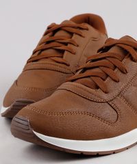 Tenis-Masculino-Oneself-com-Recortes--Caramelo-9811999-Caramelo_5