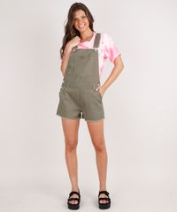 Jardineira-de-Sarja-Feminina-com-Bolsos-Barra-Desfiada-Verde-Militar-9811482-Verde_Militar_3