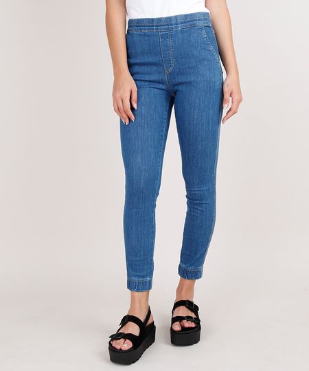 Calca-Feminina-Sawary-Jogger-com-Bolsos-Azul-Medio-9835996-Azul_Medio_1