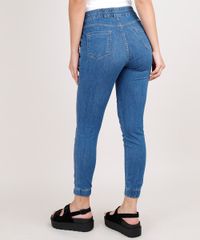 Calca-Feminina-Sawary-Jogger-com-Bolsos-Azul-Medio-9835996-Azul_Medio_2