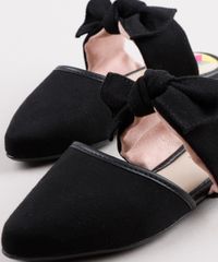 Mule-Infantil-Molekinha-Bico-Fino-com-Laco-Preto-9824888-Preto_6