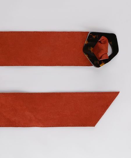 Cinto-Feminino-em-Suede-com-Fivela-Tartaruga-Caramelo-9641776-Caramelo_1