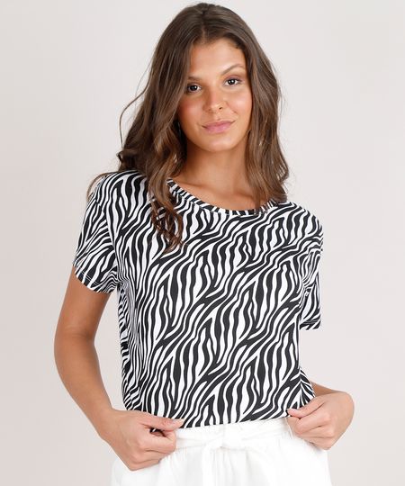 Blusa-Feminina-Estampada-Animal-Print-Zebra-Manga-Curta-Decote-Redondo-Off-White-9771332-Off_White_1 Blusa-Feminina-Estampada-Animal-Print-Zebra-Manga-Curta-Decote-Redondo-Off-White-9771332-Off_White_1