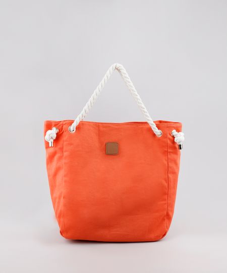Bolsa-Feminina-Shopper-Grande-com-Alca-de-Corda-Laranja-9602426-Laranja_1