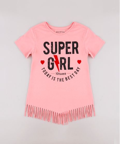 Blusa-Infantil--Super-Girl--com-Franjas-Manga-Curta-Rosa-9741318-Rosa_1