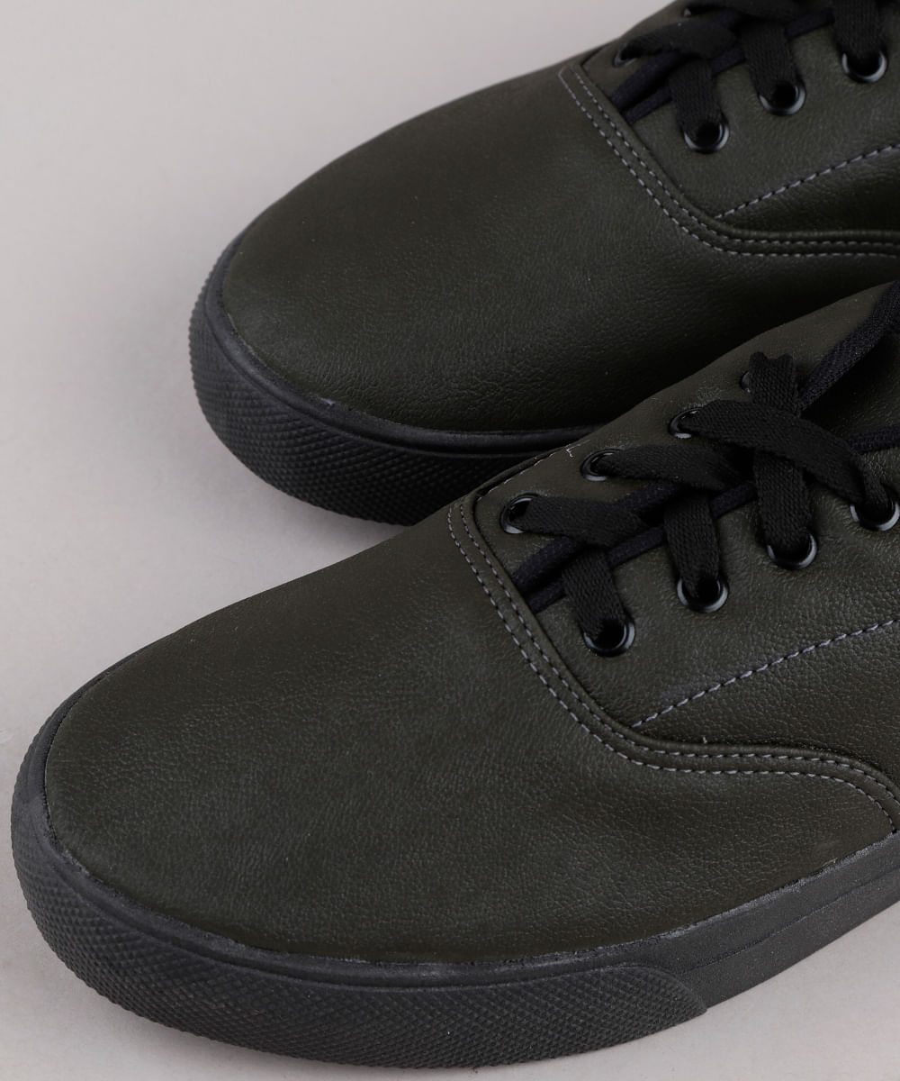 tenis masculino verde escuro