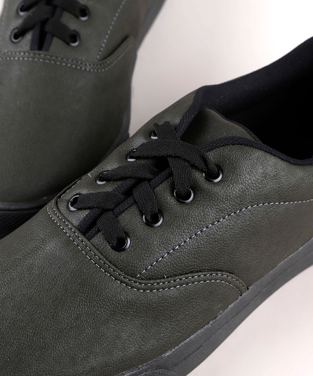 tenis masculino verde escuro