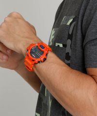 Kit-de-Relogio-Digital-Mormaii-Masculino---Lanterna-Bussola---MOZM11328L-Laranja-9397286-Laranja_2