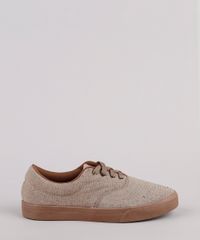 Tenis-Masculino-Oneself-com-Pespontos-Bege-9811993-Bege_1