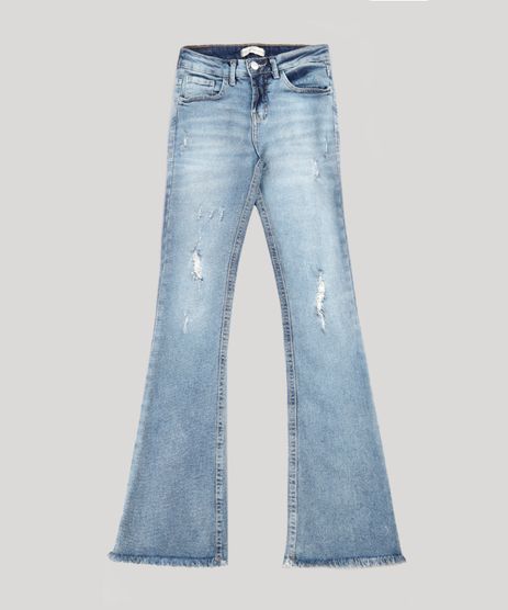 calça jeans para menina de 12 anos