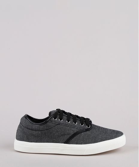 Tenis-Masculino-Oneself-com-Recortes-Cinza-Mescla-Escuro-9812003-Cinza_Mescla_Escuro_1