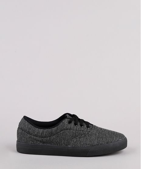 Tenis-Masculino-Oneself-com-Pespontos-Cinza-Mescla-Escuro-9812002-Cinza_Mescla_Escuro_1