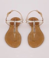 Kit-de-Rasteira-Feminina-Oneself-Transparente-com-Tachas---Necessaire-Dourada-9827565-Dourado_5