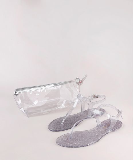 Kit-de-Rasteira-Feminina-Oneself-Transparente-com-Glitter---Necessaire-Prateada-9827568-Prateada_1