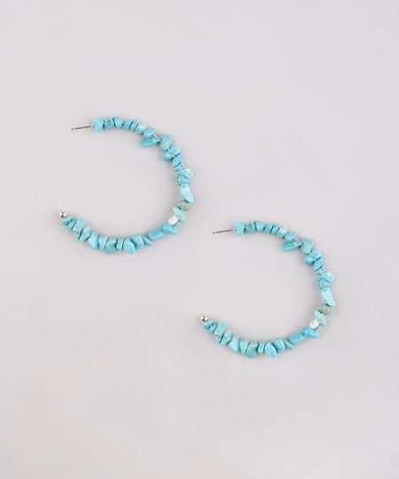 Brinco-Feminino-de-Argola-com-Pedras-Azul-Claro-9650248-Azul_Claro_1