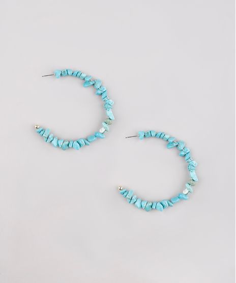 Brinco-Feminino-de-Argola-com-Pedras-Azul-Claro-9650248-Azul_Claro_1