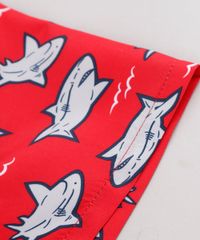 Bermuda-surf-Infantil-Estampada-de-Tubaroes--Vermelho-9667569-Vermelho_4