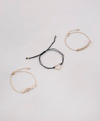 Kit-de-3-Pulseiras-Femininas--Love--e--Gratitude--Dourado-9650235-Dourado_1