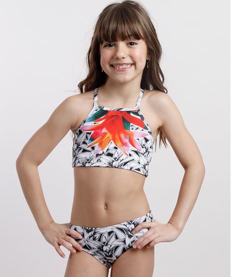 Biquini-Infantil-Agua-de-Coco-Tal-Mae-Tal-Filha-Estampado-Bromelia-Colorida-com-Protecao-UV50--Off-White-9776565-Off_White_1