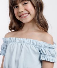 Blusa-Jeans-Infantil-Agua-de-Coco-Tal-Mae-Tal-Filha-Cropped-Ombro-a-Ombro-Manga-Curta-Azul-Claro-9799552-Azul_Claro_5