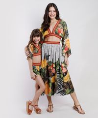 Conjunto-Infantil-Agua-de-Coco-Tal-Mae-Tal-Filha-de-Blusa-Cesto-de-Frutas-Manga-Curta---Short-Verde-Escuro-9675675-Verde_Escuro_2
