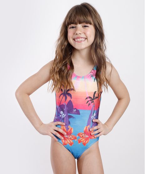 Maio-Infantil-Blueman-Estampado-Poente-Tropical-Listrado-com-Protecao-UV50--Azul-9777137-Azul_1