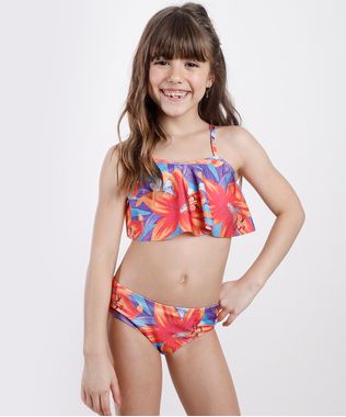 Biquini-Infantil-Blueman-Tal-Mae-Tal-Filha-Estampado-Floral-Tropical-com-Protecao-UV50--Azul-9777139-Azul_1