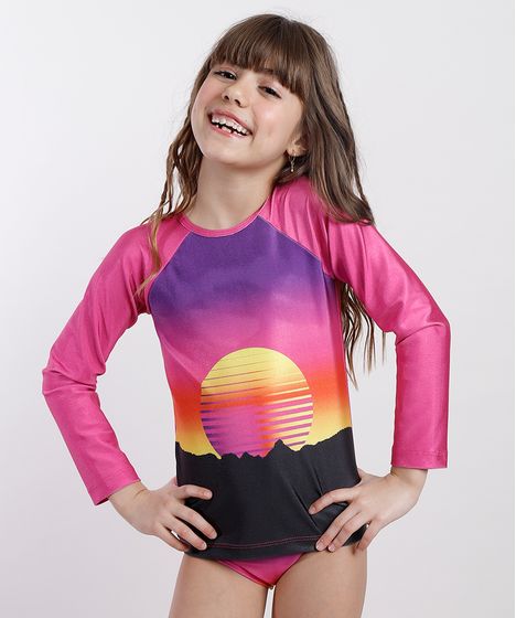 blusa para praia infantil