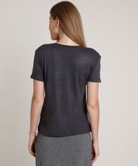 Blusa-Feminina--Paradise-Beach--Manga-Curta-Decote-Redondo-Chumbo-9791737-Chumbo_2