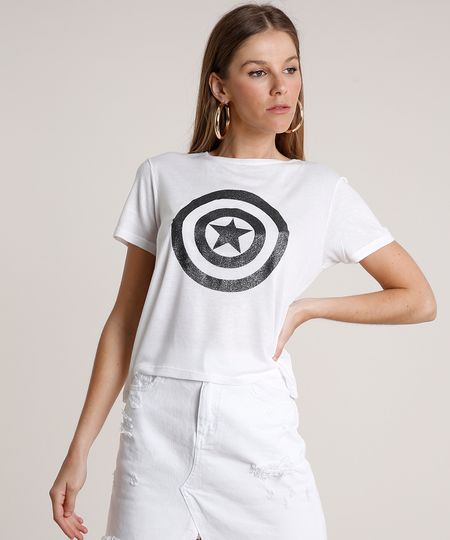 Blusa-Feminina-Capitao-America-Manga-Curta-Decote-Redondo-Off-White-9791733-Off_White_1 Blusa-Feminina-Capitao-America-Manga-Curta-Decote-Redondo-Off-White-9791733-Off_White_1