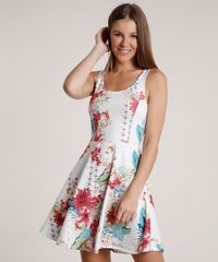 Vestido-Feminino-Curto-Evase-Estampado-Floral-Alca-Media-Branco-9778089-Branco_1