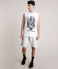 Bermuda-Masculina-Basica-Relaxed-em-Moletom-Cinza-Mescla-Claro-9751350-Cinza_Mescla_Claro_3