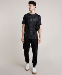 Camiseta-Masculina--Nature--Estampada-de-Folhagem-Manga-Curta-Gola-Careca-Preto-9754391-Preto_3
