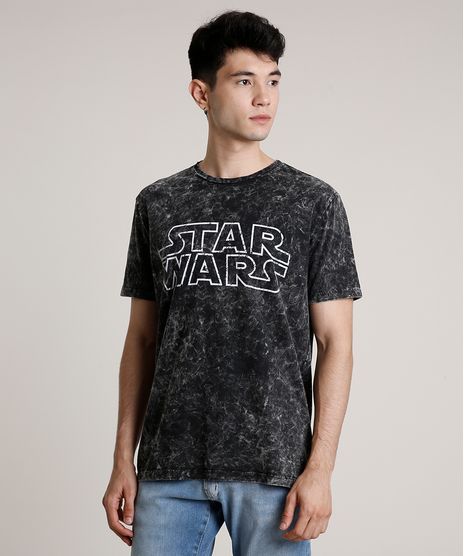 Camiseta-Masculina-Star-Wars-Marmorizada-Manga-Curta-Gola-Careca-Preta-9737482-Preto_1