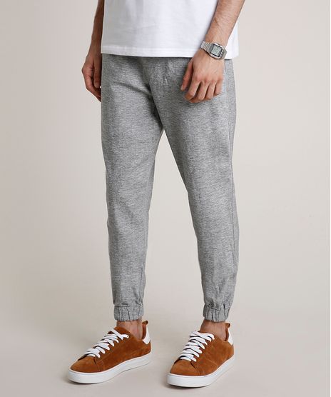 Calca-de-Sarja-Masculina-Jogger-Slim--Cinza-Mescla-9779210-Cinza_Mescla_1