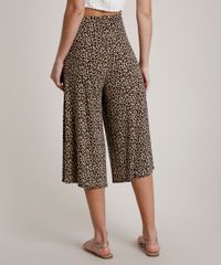 Calca-Feminina-Pantacourt-Estampada-Animal-Print-Onca-com-Transpasse-e-Amarracao-Bege-9705209-Bege_2