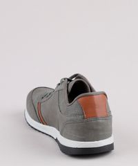 Sapatenis-Masculino-Ollie-com-Recortes--Chumbo-9812252-Chumbo_3