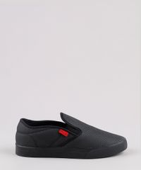 Tenis-Slip-On-Masculino-Ollie-Texturizado-Preto-9812256-Preto_1