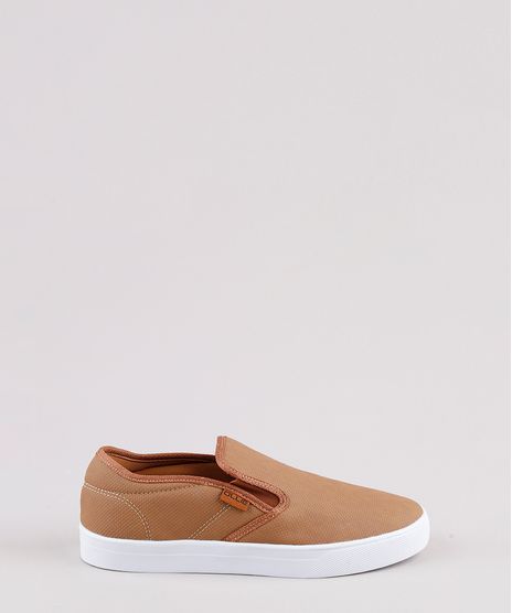 Tenis-Slip-On-Masculino-Ollie-Texturizado-Caramelo-9812250-Caramelo_1