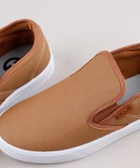 Tenis-Slip-On-Masculino-Ollie-Texturizado-Caramelo-9812250-Caramelo_5 Tenis-Slip-On-Masculino-Ollie-Texturizado-Caramelo-9812250-Caramelo_5