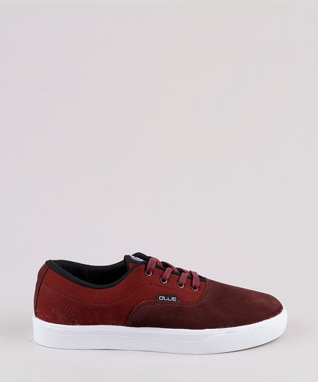 Tenis-Masculino-Ollie-com-Recorte-em-Suede-Vinho-9812258-Vinho_1 Tenis-Masculino-Ollie-com-Recorte-em-Suede-Vinho-9812258-Vinho_1