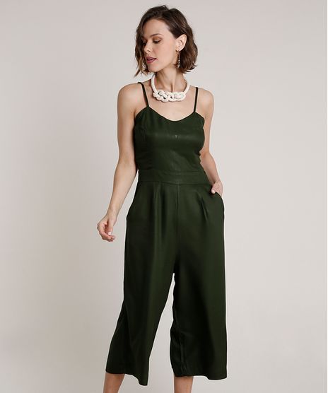 Macacao-Feminino-Pantacourt-com-Bolsos-Alca-Fina-Verde-Escuro-9844657-Verde_Escuro_1